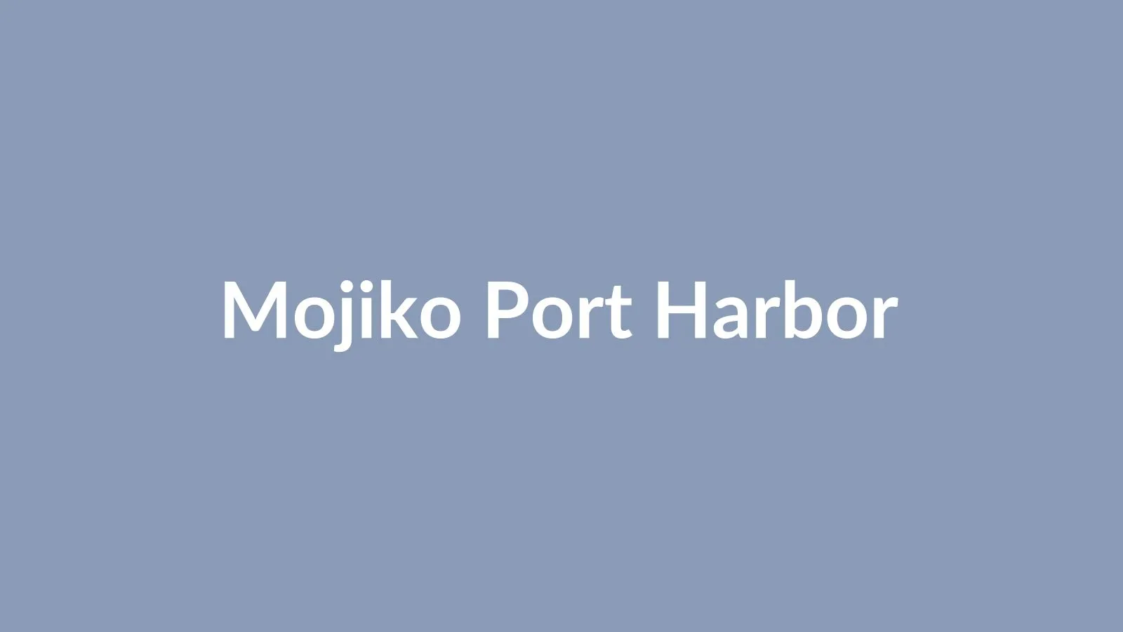 Mojiko harbor with brick warehouses and the Blue Wing drawbridge in the background